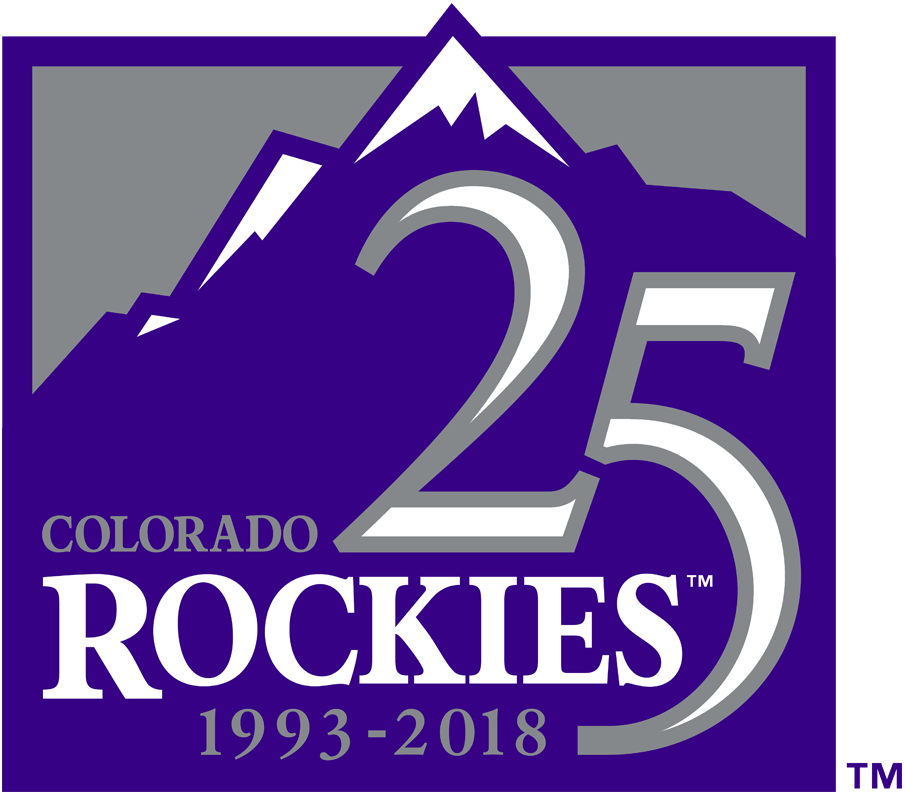 Colorado Rockies 2018 Anniversary Logo t shirts iron on transfers